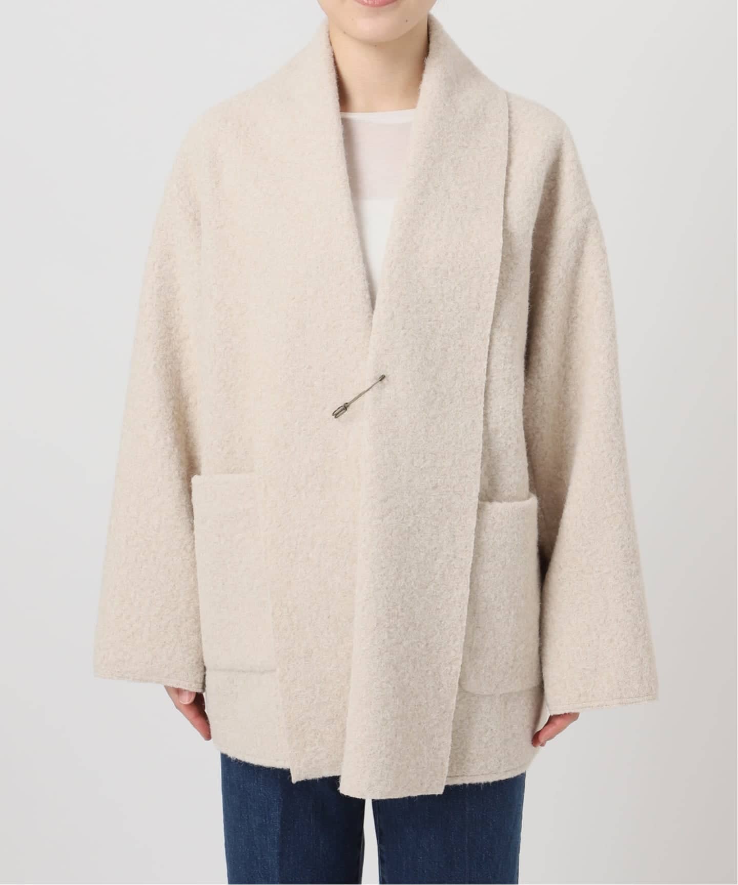 追加》ブークレージャージ着流しコート（その他ブルゾン／アウター