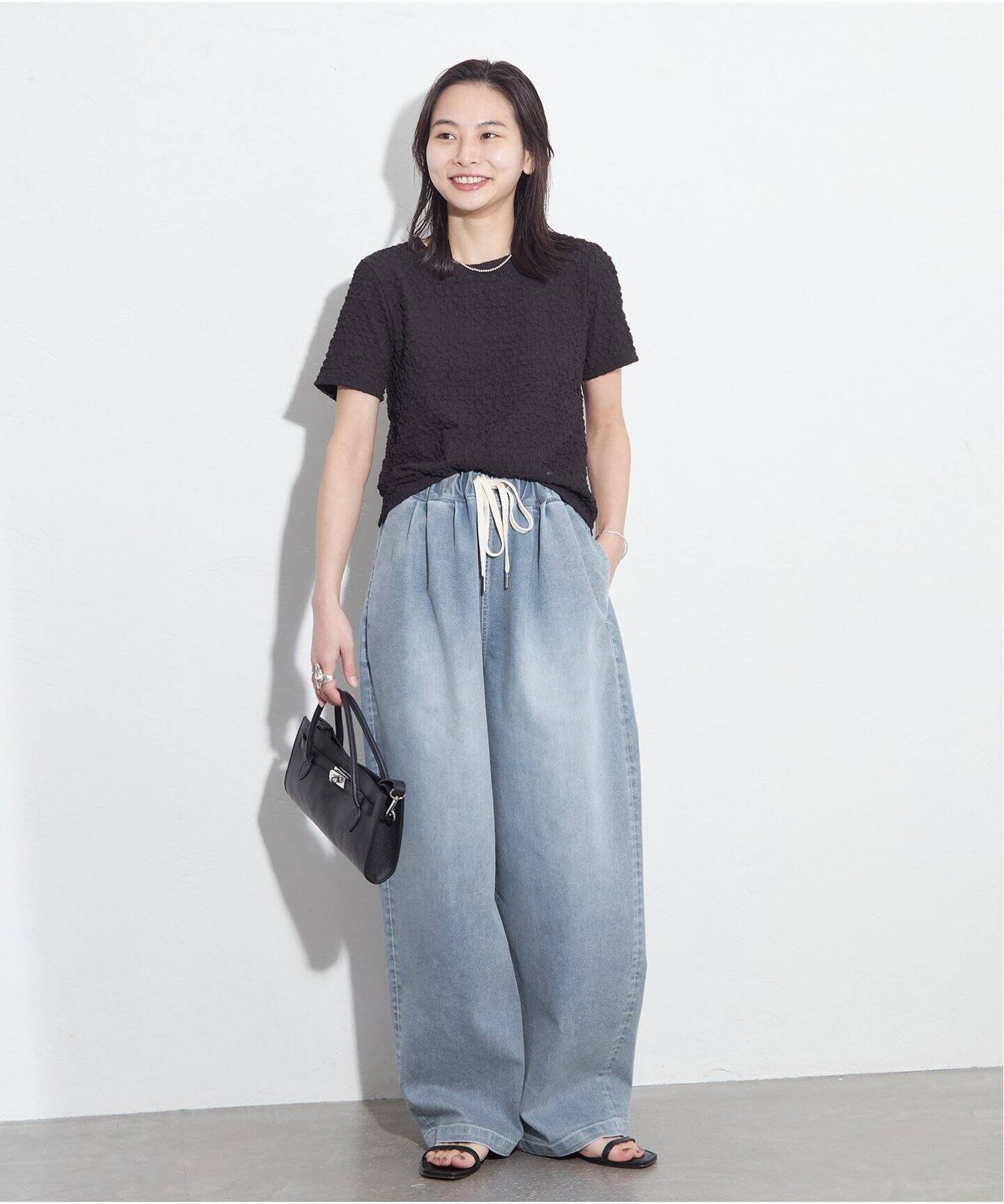 WEB限定追加2》【接触冷感】アイシーリラックスデニム（デニムパンツ