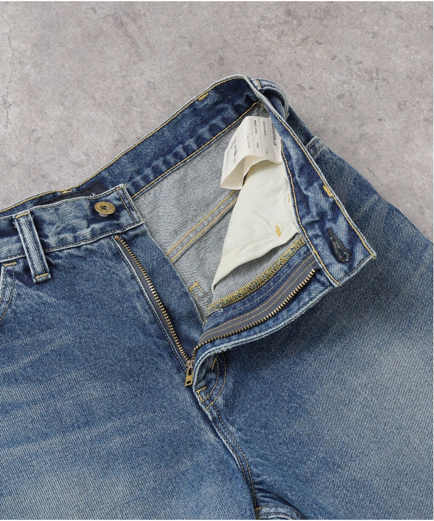 MADISONBLUE / マディソンブルー】HEM CUT FLARE PANTS DENIM（デニム