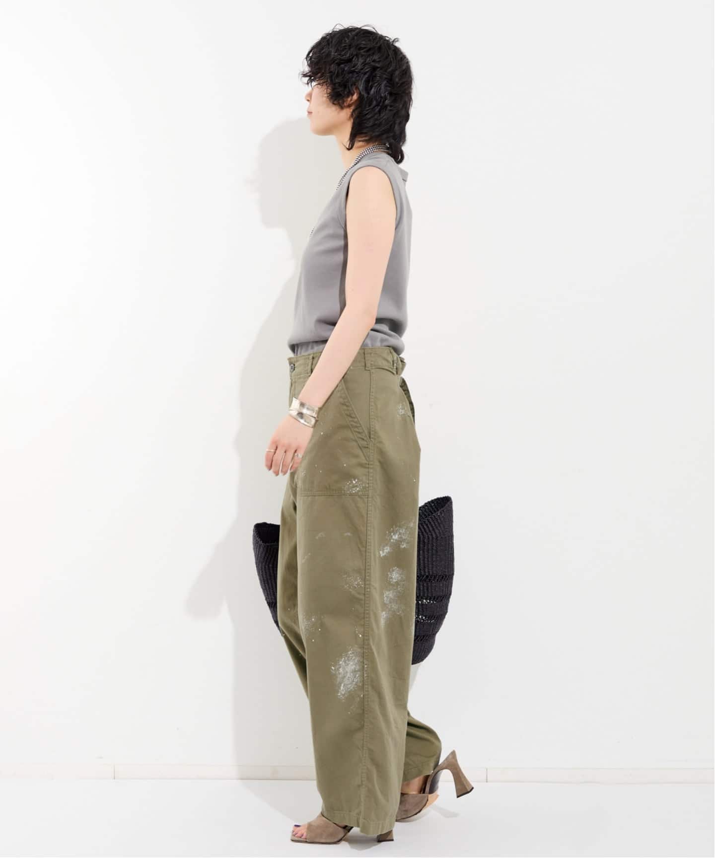 ATTICK BY JOHNBULL/アティック バイ ジョンブル】 MILITARY EASY PANT