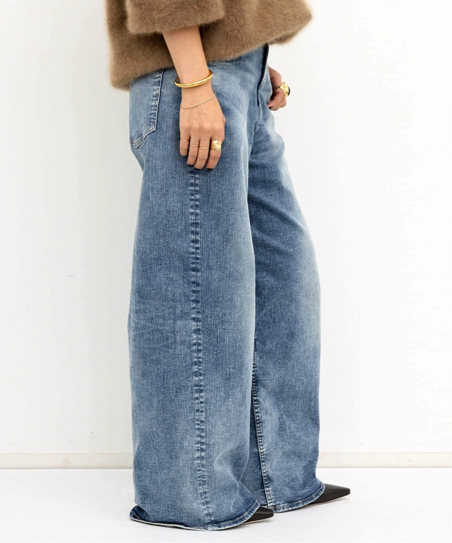 GOOD GRIEF!/グッド グリーフ】 GENTLE FORK WIDE DENIM（デニムパンツ