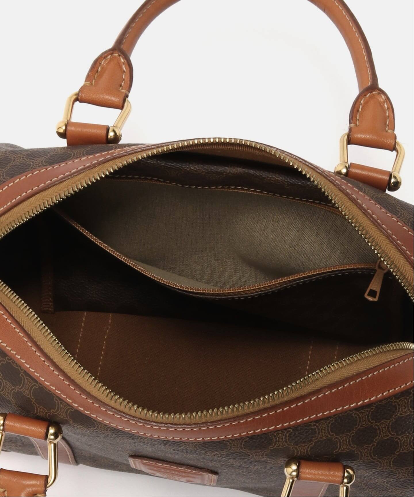 VINTAGE CELINE/セリーヌ】マカダム ボストンバッグ 25（ボストン
