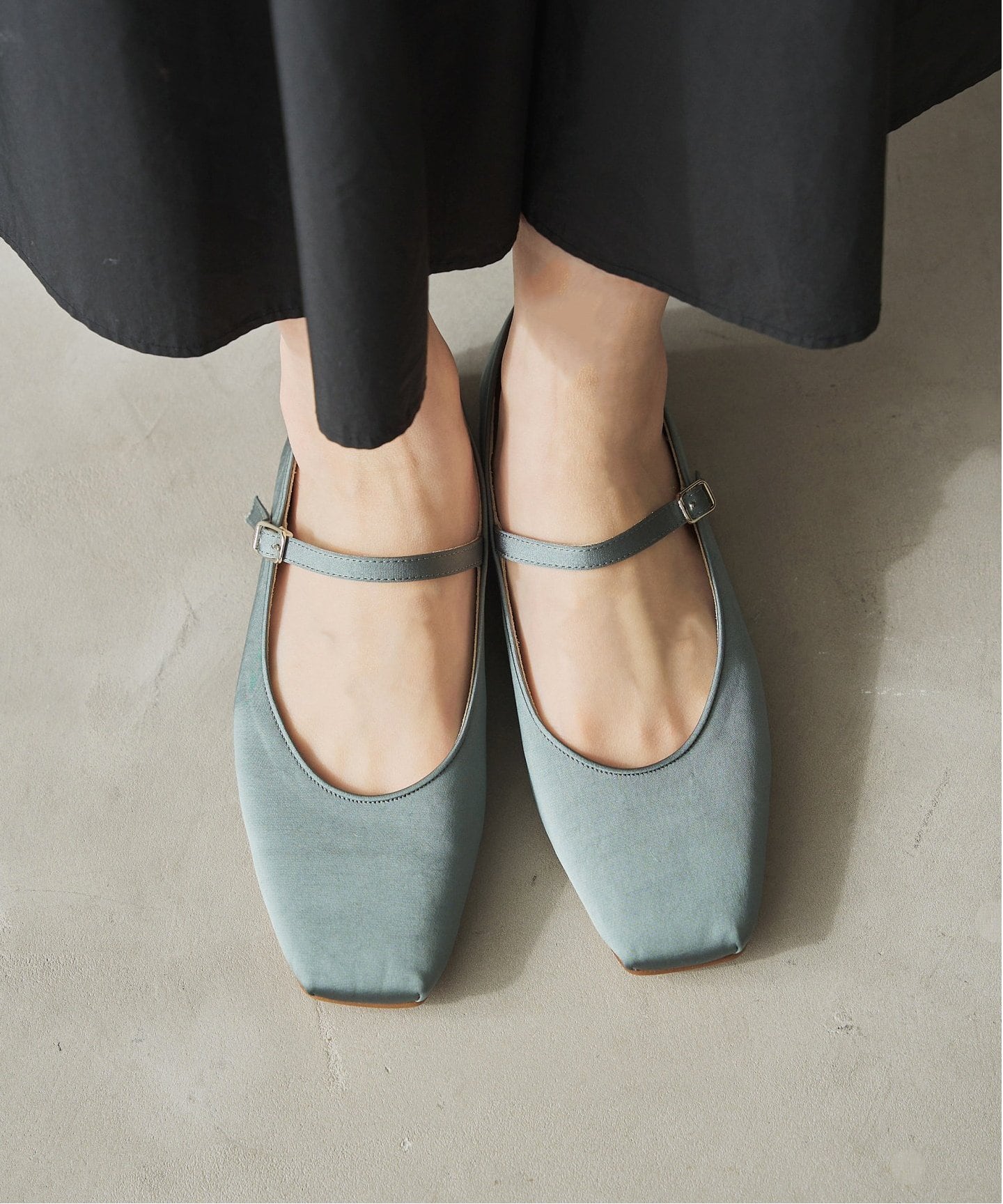 追加》スクエアソフトメリージェーン（フラットシューズ）｜LE TALON