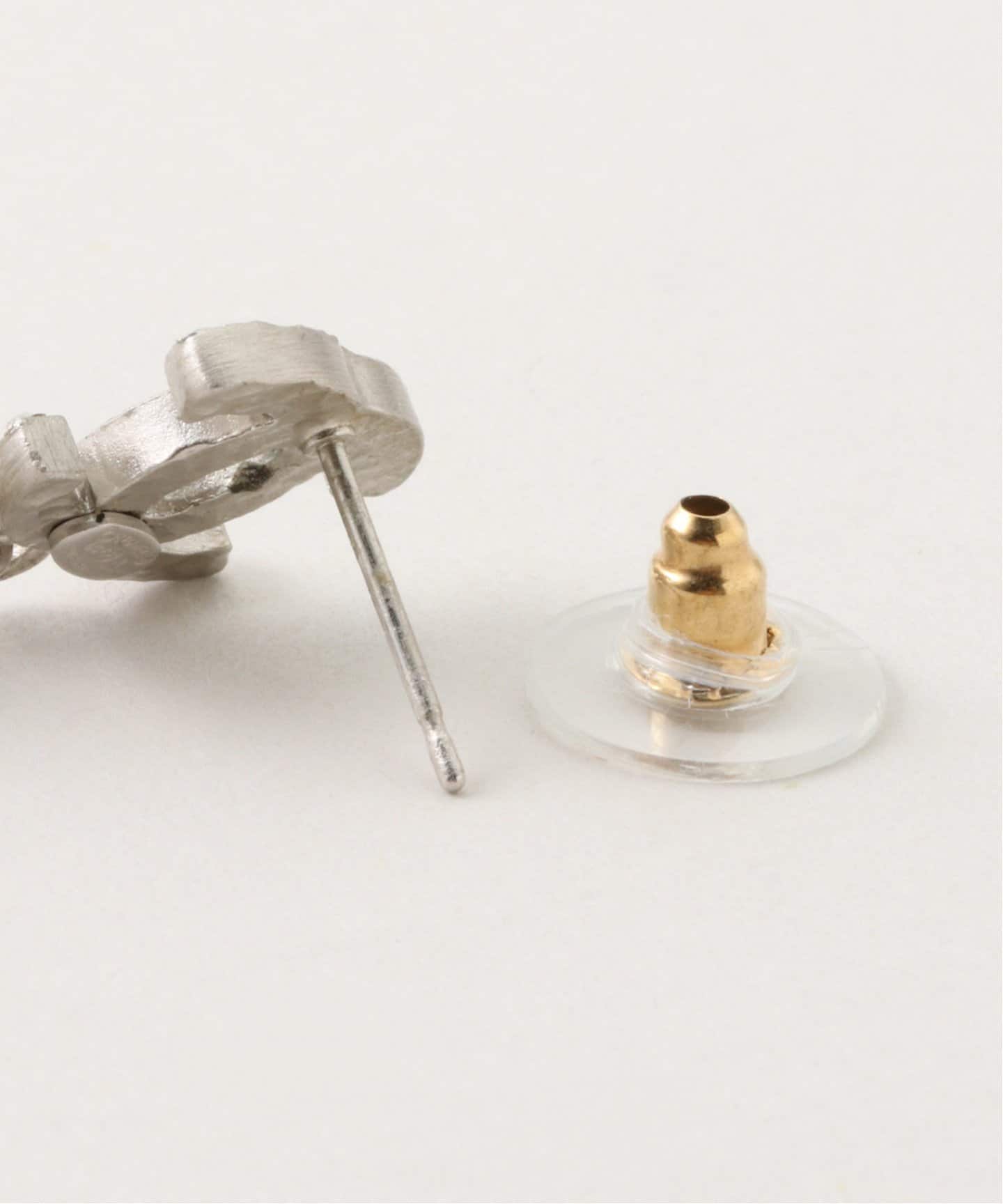 VINTAGE CHANEL/シャネル】 pierce logo rs ball(両耳)（ピアス（両耳