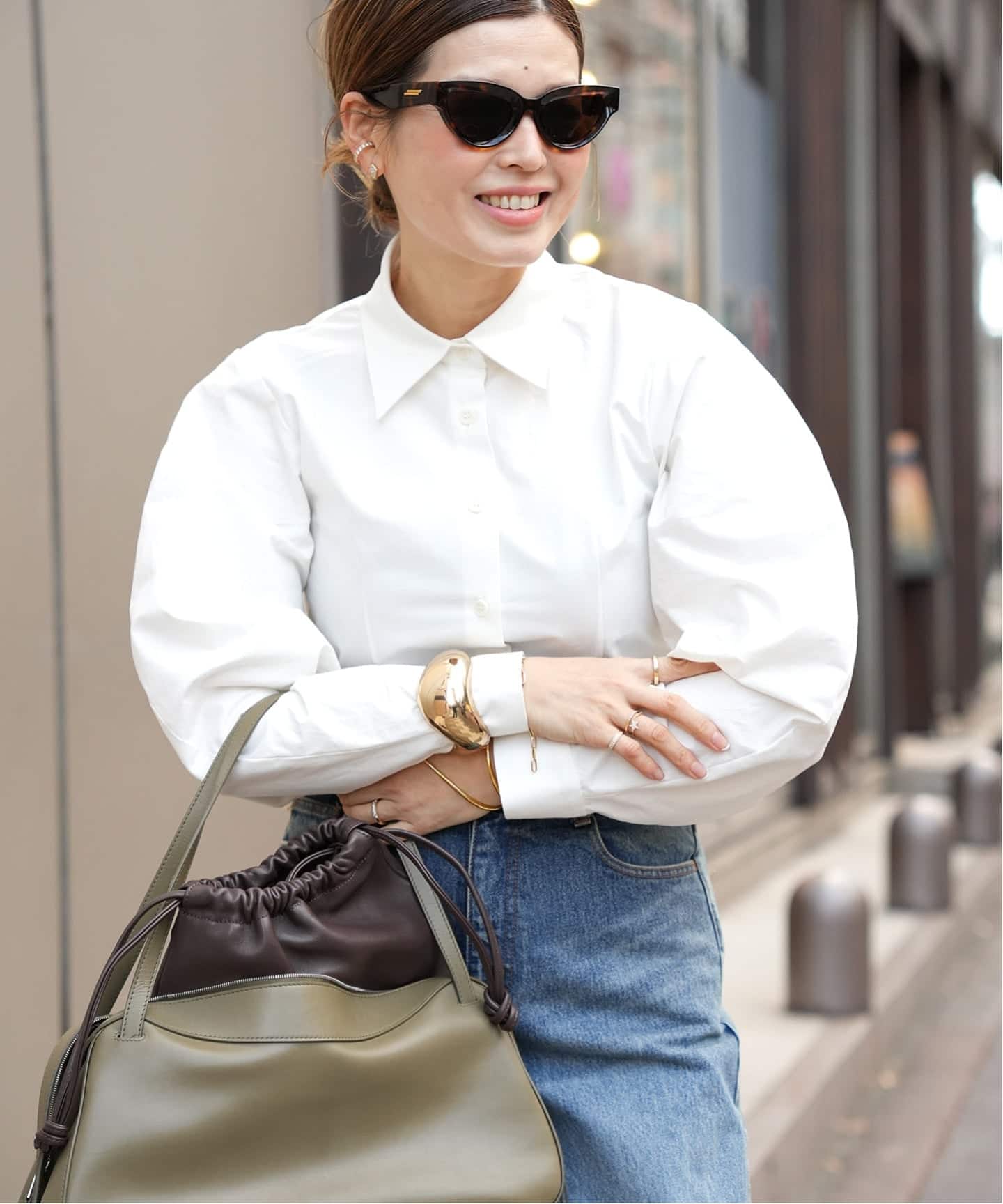 CELERI パフスリーブ シャツ（シャツ／ブラウス）｜Deuxieme Classe