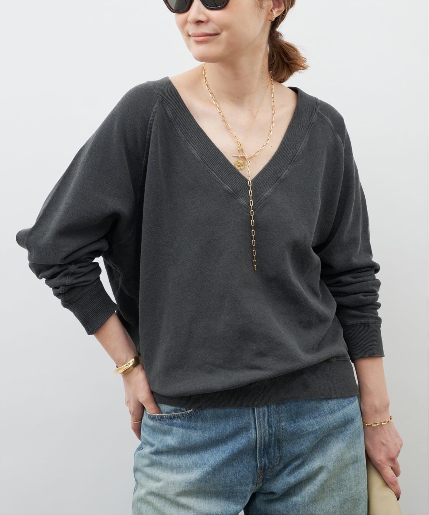 THE GREAT/ザ グレート】V-NECK SWEAT（スウェット）｜Deuxieme Classe