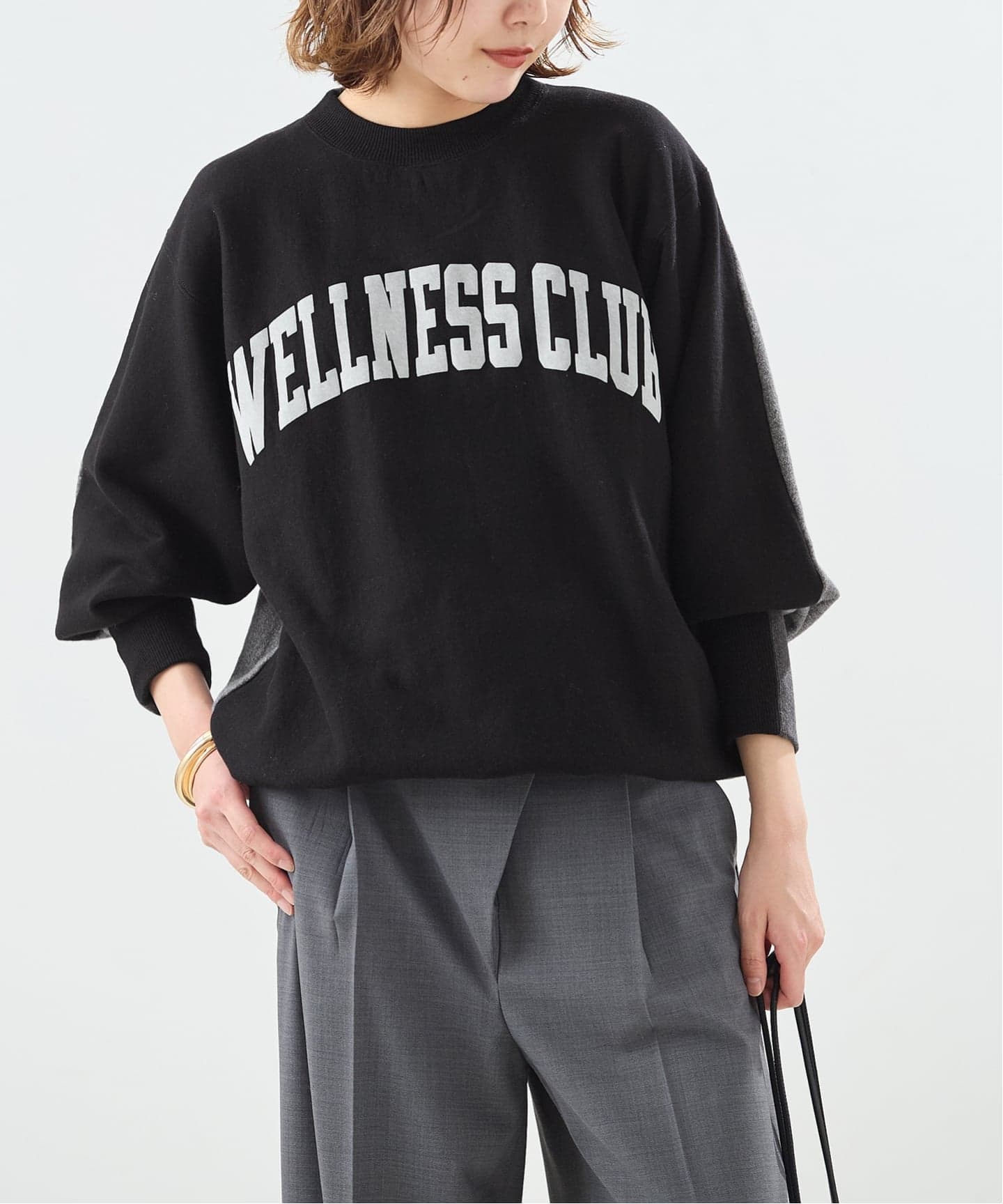 別注【INSCRIRE/アンスクリア】ハイブリッドスウェット（スウェット