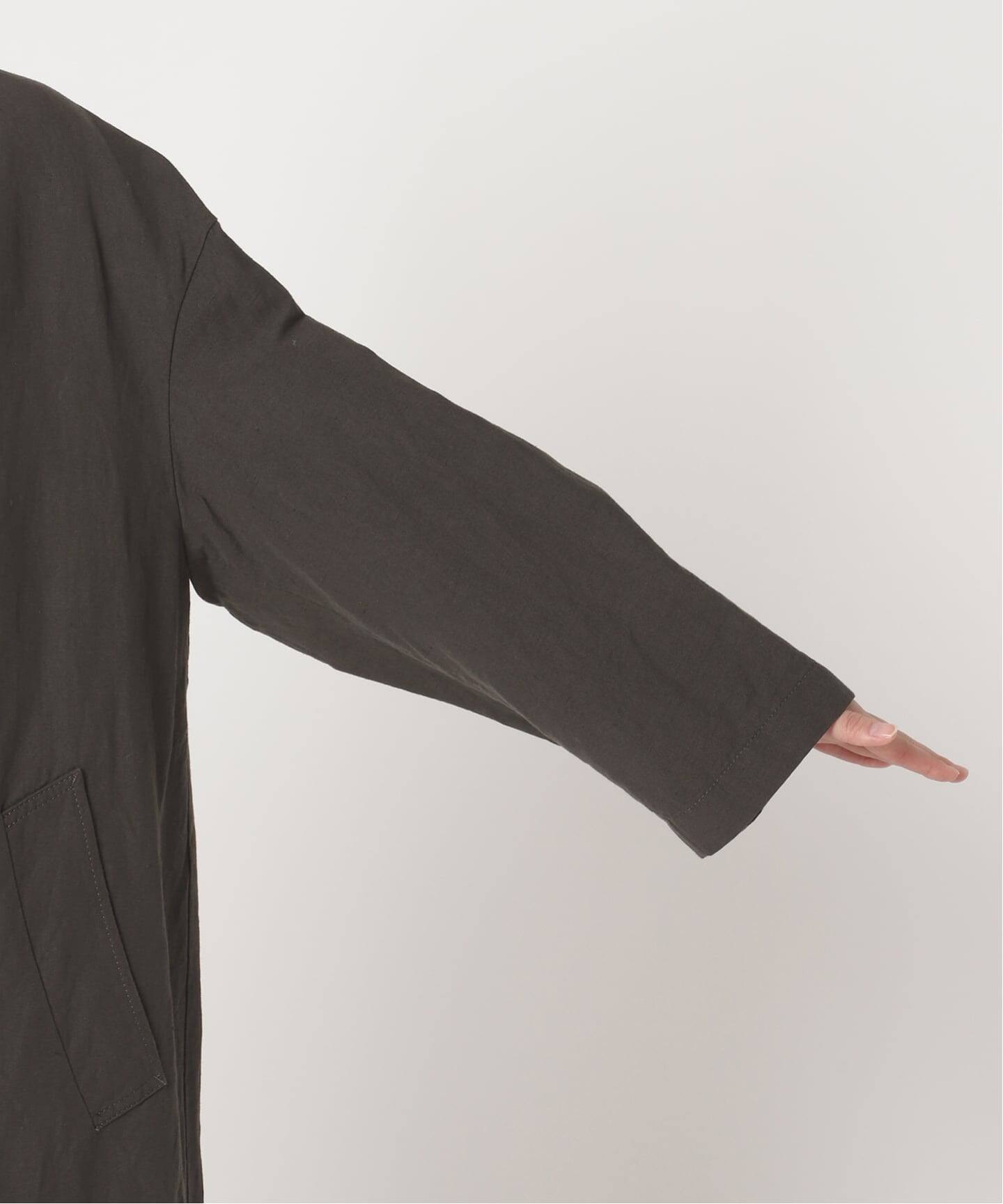 ≪一部カラーWEB限定 / 追加≫綿麻ポプリンコート（チェスターコート