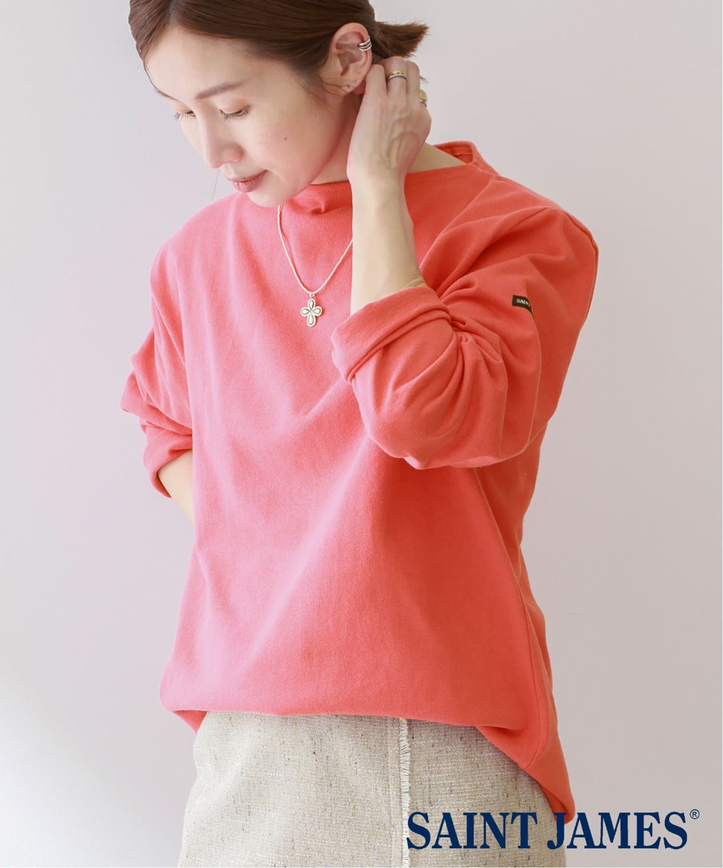 SAINT JAMES / セントジェームス】 OUESSANT / ウェッソン ソリッド（T