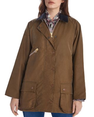 Barbour by ALEXACHUNG Edith Waxed Cotton Jacket | Bloomingdale's