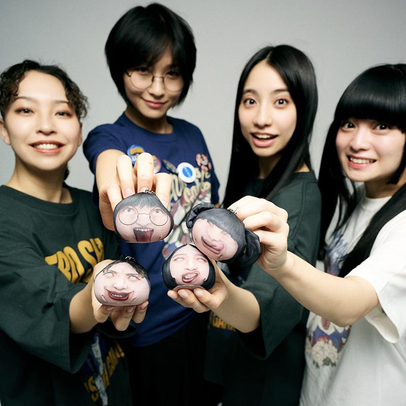 お手玉キーホルダー/メンチ切りver.(ランダム/全4種)【ASOBIMALL