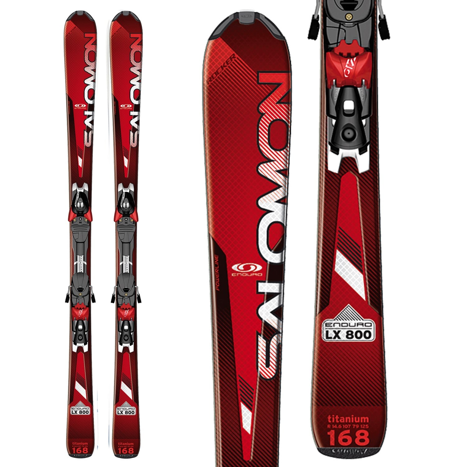 Salomon Enduro LX 800 Skis + Z10 Bindings 2012 | evo