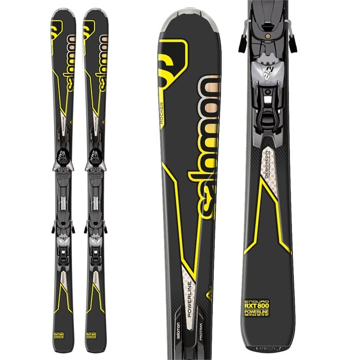 Salomon Enduro RXT 800 Skis + Z12 Bindings 2013 | evo