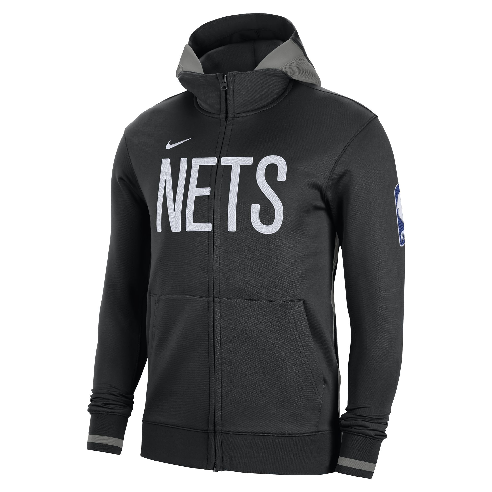 Men's Brooklyn Nets Nike Black Authentic Showtime Performance Full