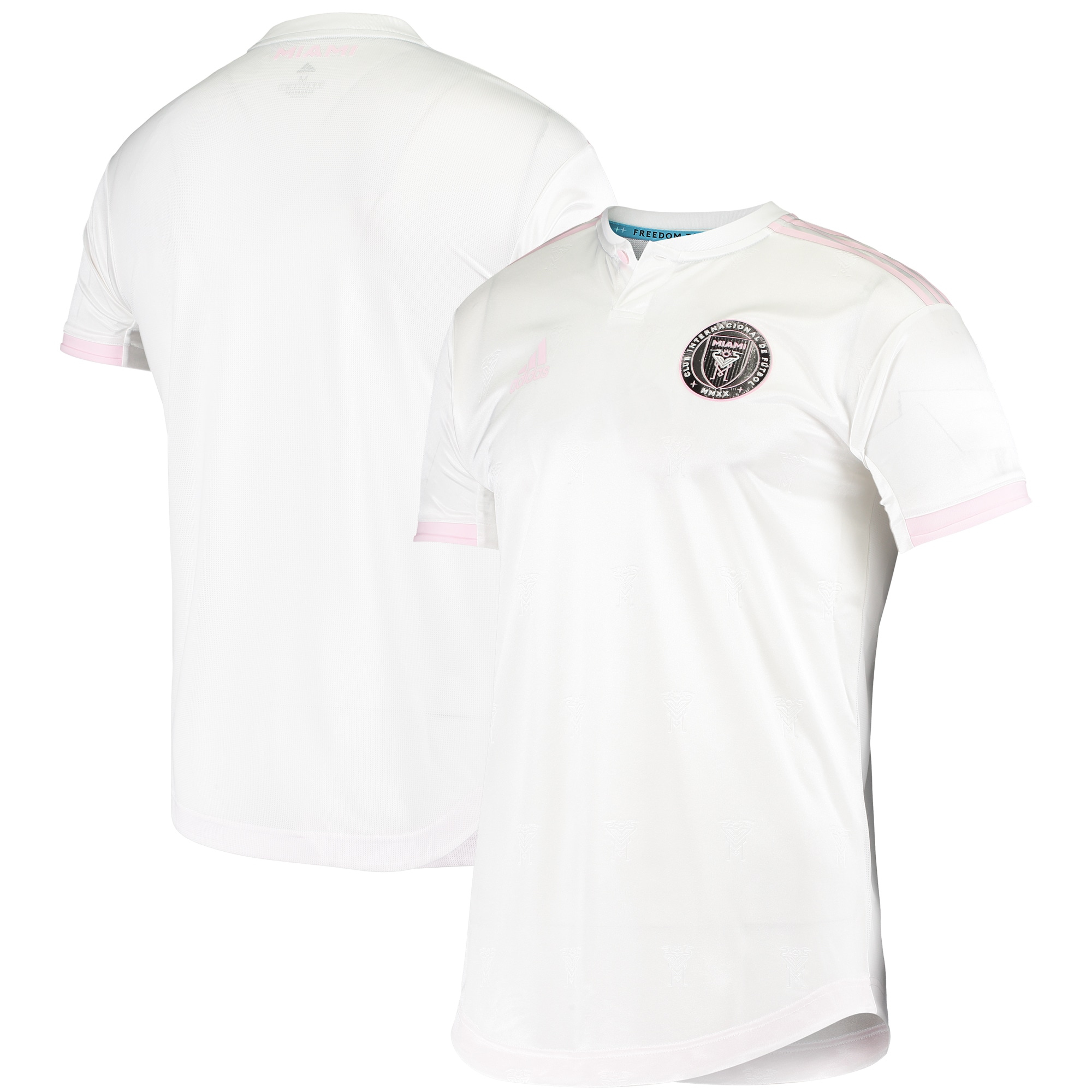 Men's Inter Miami CF adidas White 2020 Authentic Blank Primary Jersey