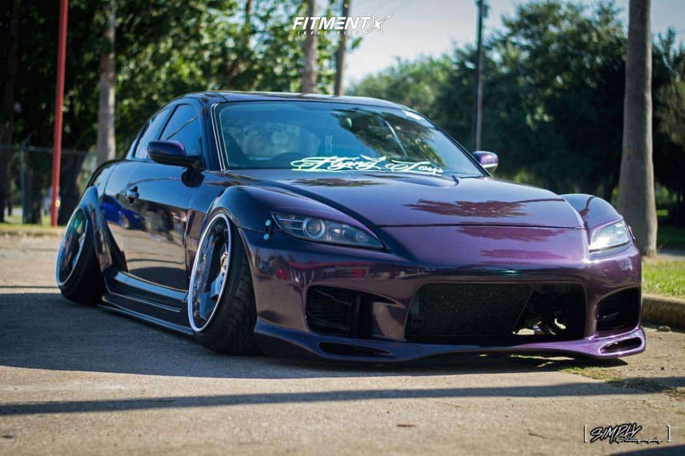 2004 Mazda RX-8 Base with 18x11 Garson Ryugi and Federal 225x40 on