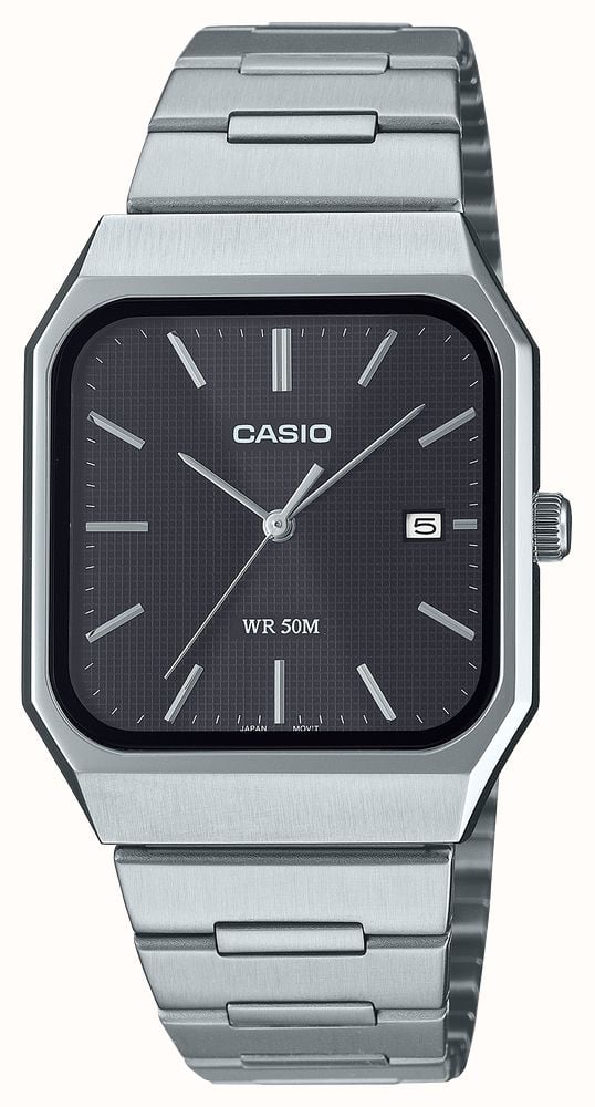 Casio コア MTP-B185D スリム (32.5mm) ブラックダイヤル / MTP-B185D