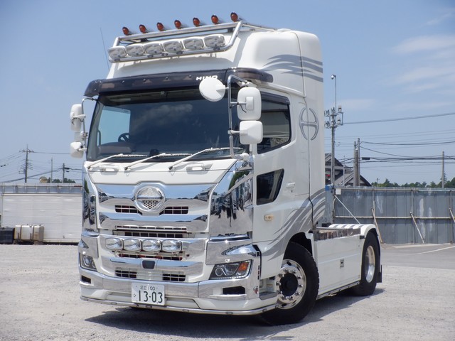 中古 日野 トレーラーヘッド (トラクターヘッド) 大型 R1年【ストック