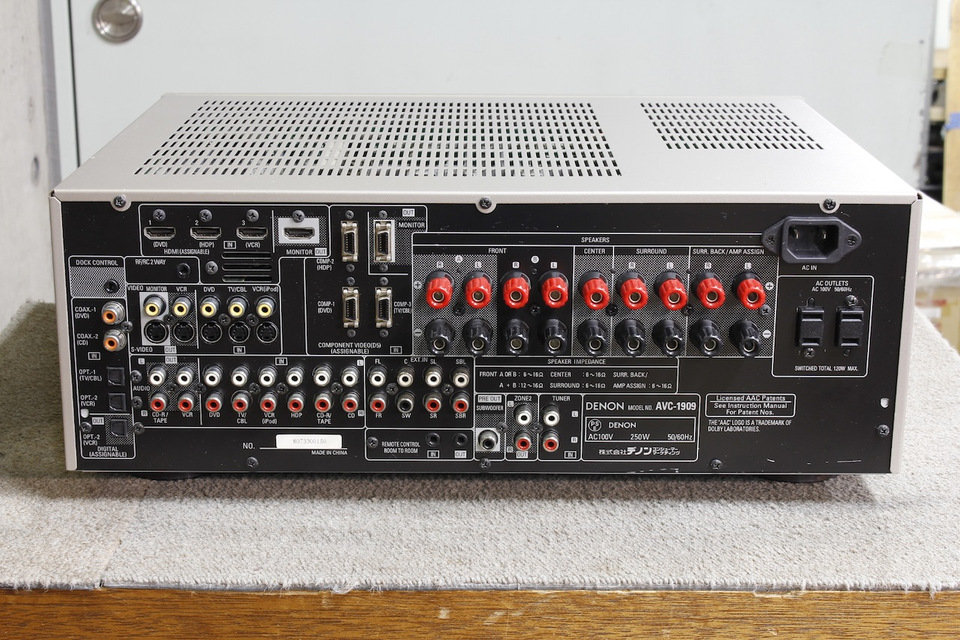 AVC-1909 DENON - 中古オーディオ 高価買取・販売 ハイファイ堂
