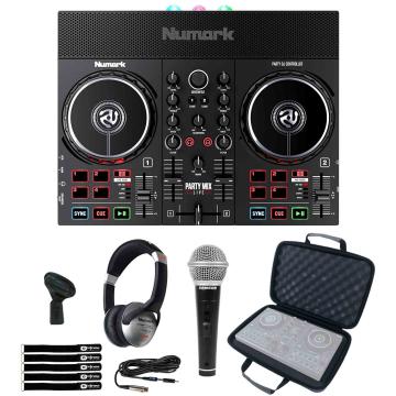 Numark Party Mix Live Controller with Headphones | IDJNOW