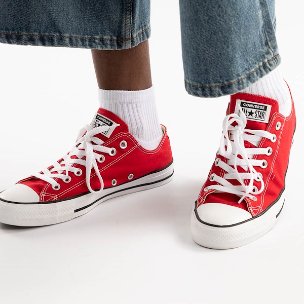 Converse Chuck Taylor All Star Low-Top Sneaker - Red | Journeys