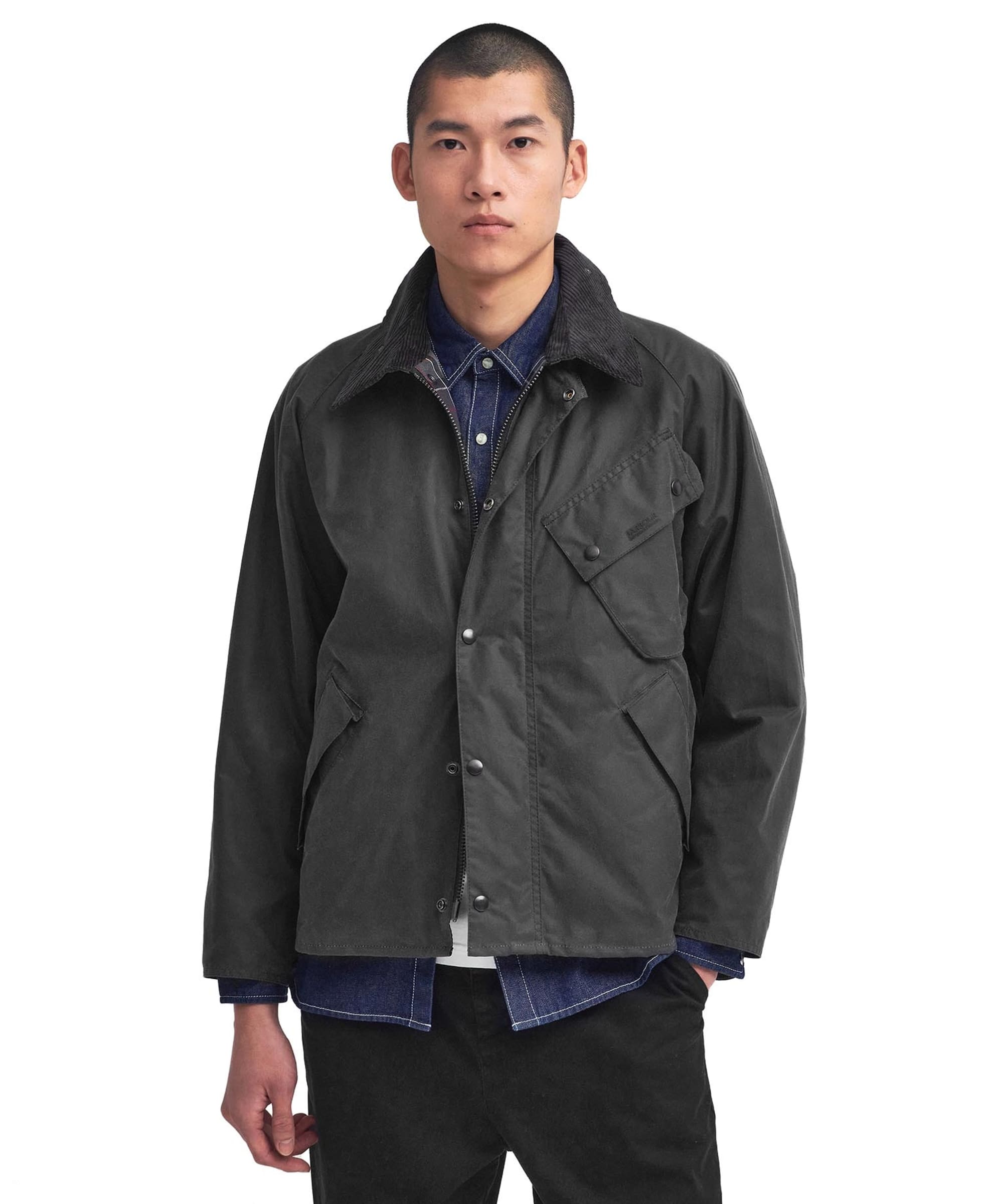 Men's Barbour International A7 Pacemaster Waxed Jacket