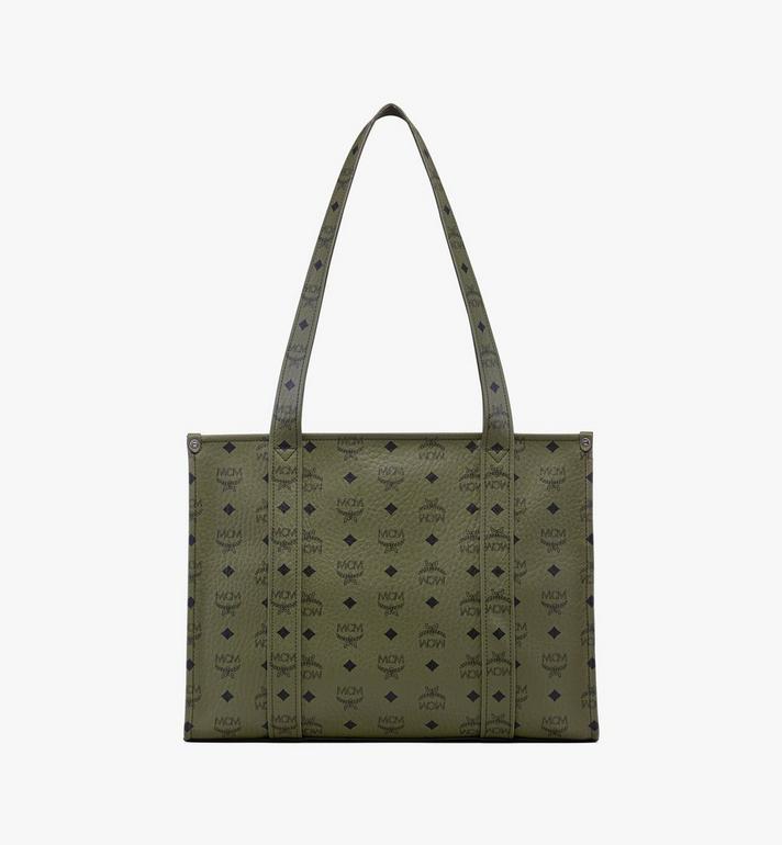 Large Aren スクールトートバッグ - ヴィセトス グリーン | MCM ®JP