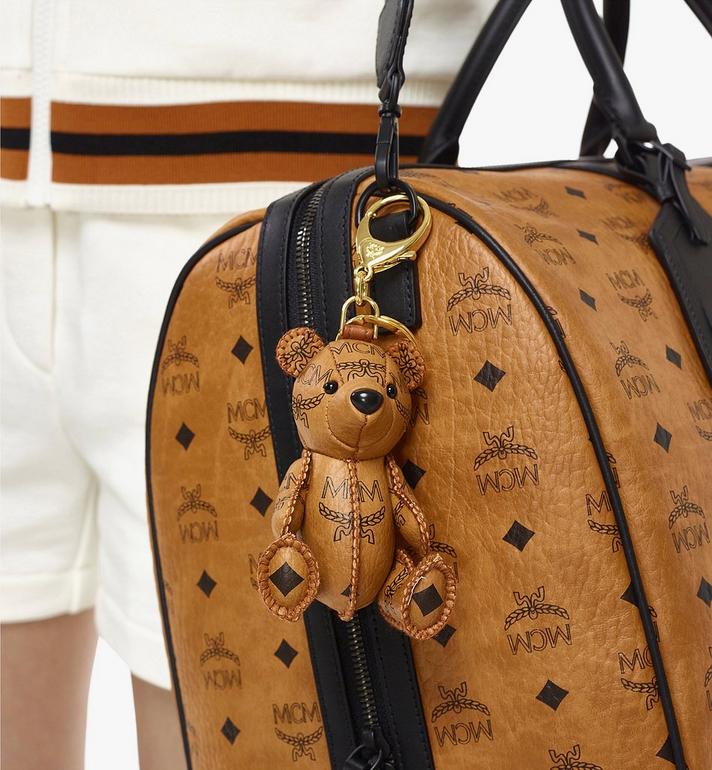 One Size MCM Park Bear Charm Cognac | MCM ®US