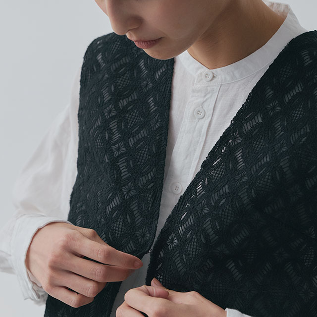 刺繍のベスト｜衣料品｜中川政七商店 公式サイト