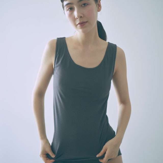 コットンシルク タンクトップ