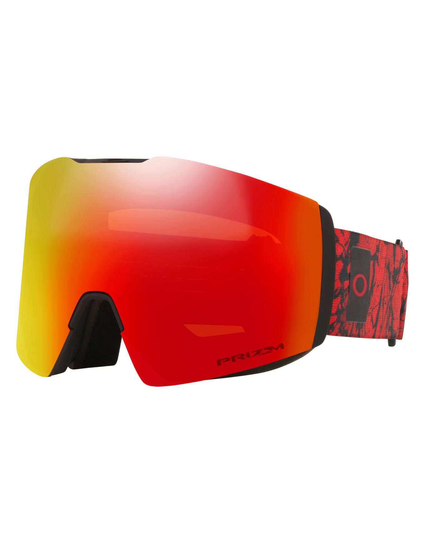 Oakley Fall Line L Red Crystal Prizm Torch Iridium Ski goggles
