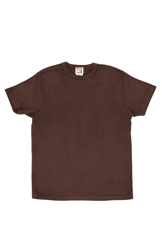 Samurai ZERO FABRIC T-Shirt - Dark Brown (Kuri DARK - Chestnut