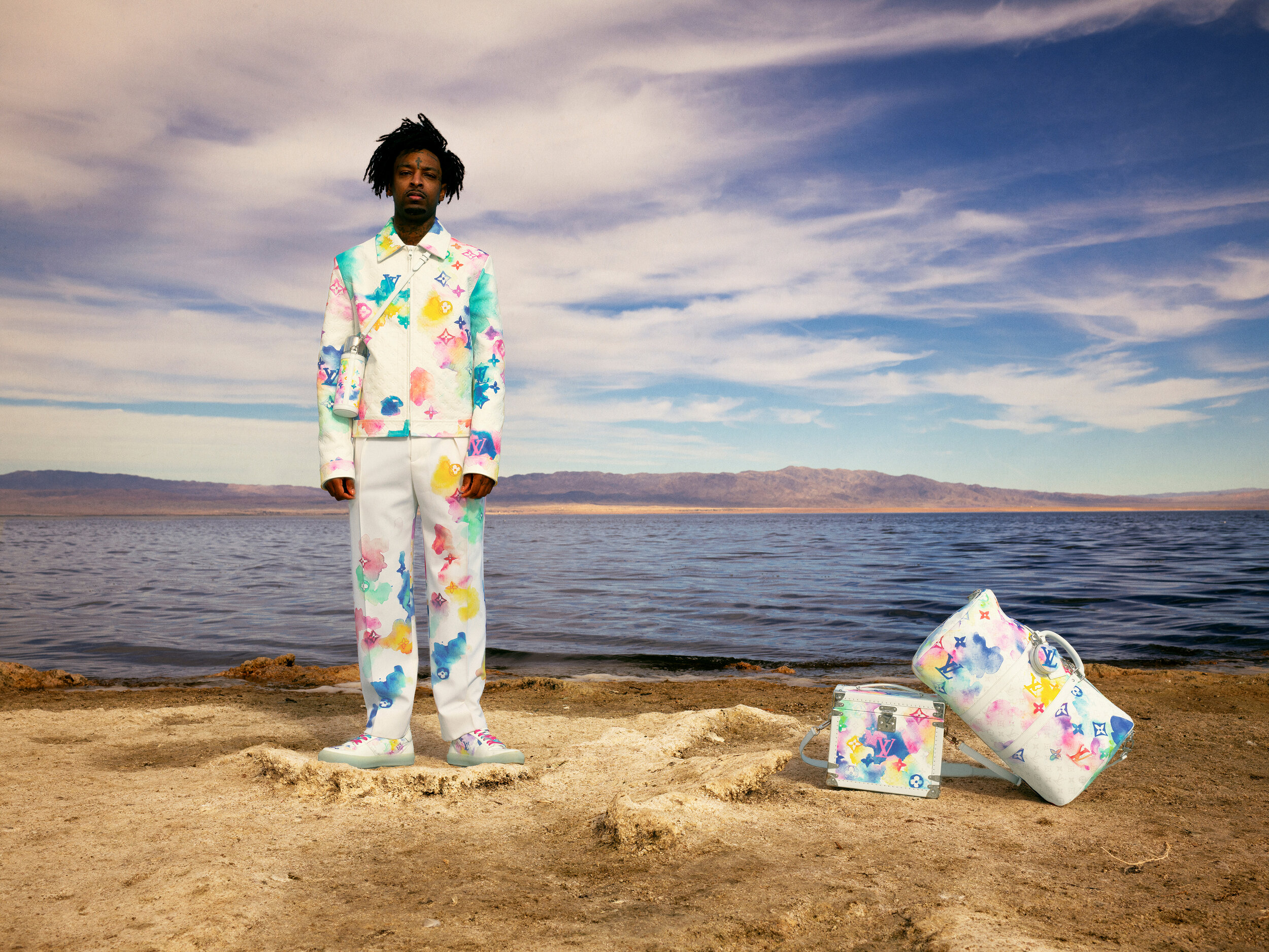 Louis Vuitton Summer 2021 by Virgil Abloh featuring 21 Savage