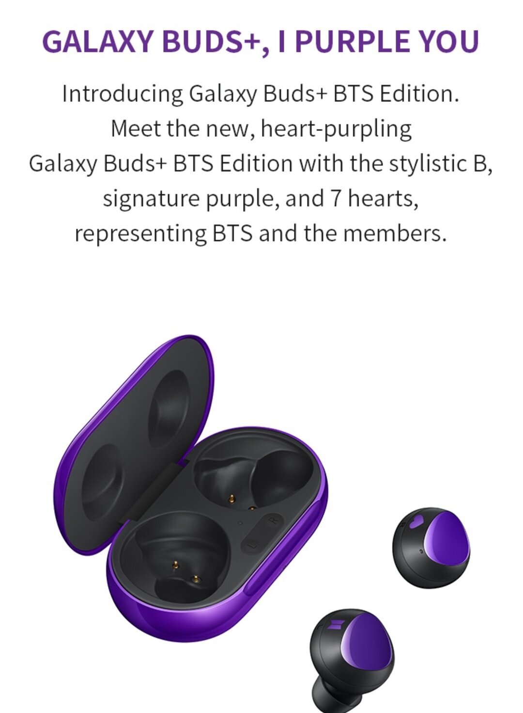 GALAXY BUDS+ BTS EDITION — US BTS ARMY