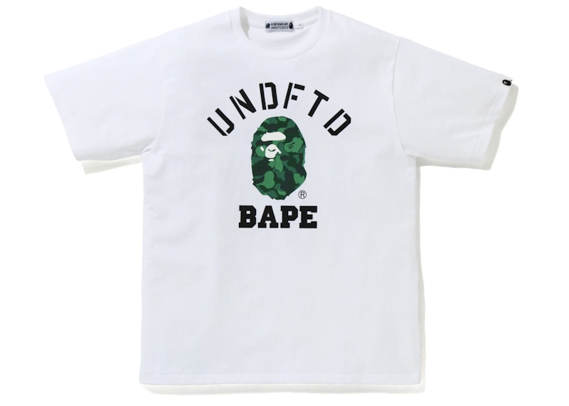 BAPE × undefeated 長袖カットソー ホワイト BAPE × undefeated 長袖