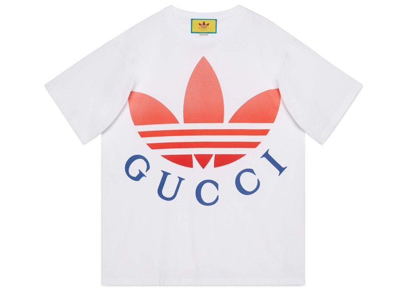 Gucci x Adidas T-Shirt White/Red - US