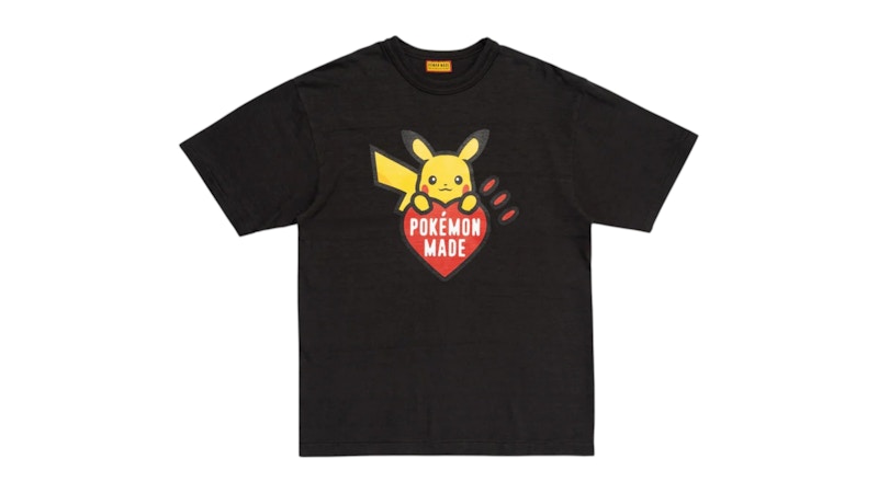 Human Made x Pokemon Graphic Pikachu Online Store T-shirt Black