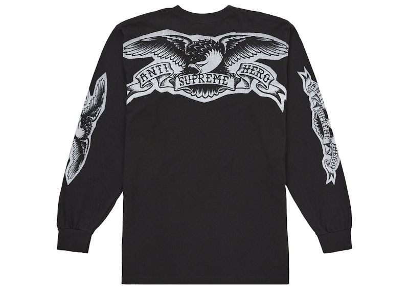 Supreme-ANTIHERO-Eagle-L-S-Tee