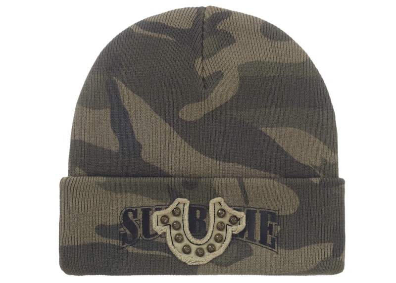 カモ柄 Supreme x True Religion Beanie ちーた着用 Supreme×True