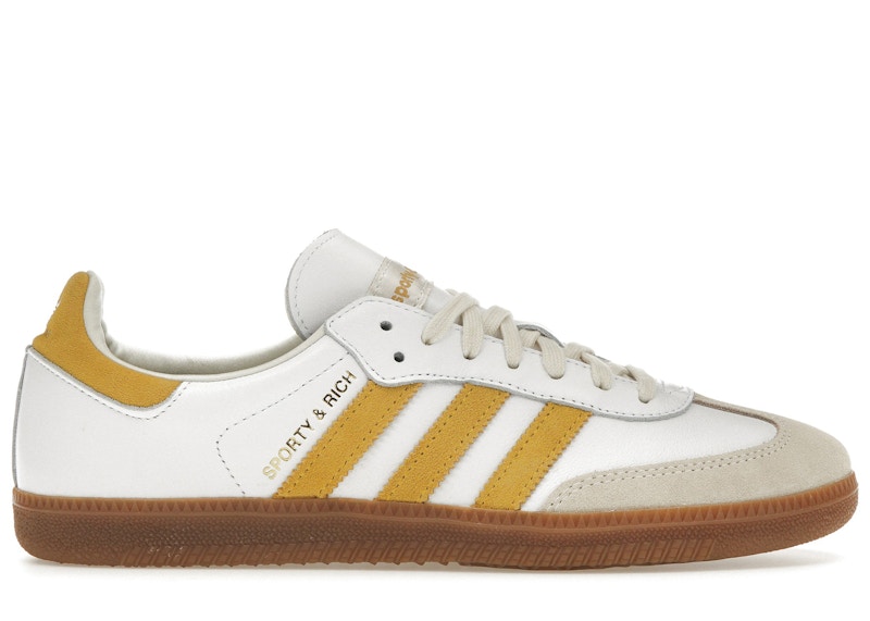 adidas Samba Sporty & Rich White Bold Gold Men's - IF5661 - US