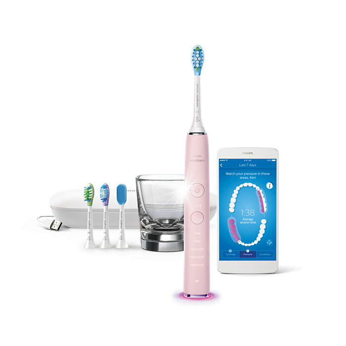 DiamondClean Smart Sonic electric toothbrush with app HX9924/36