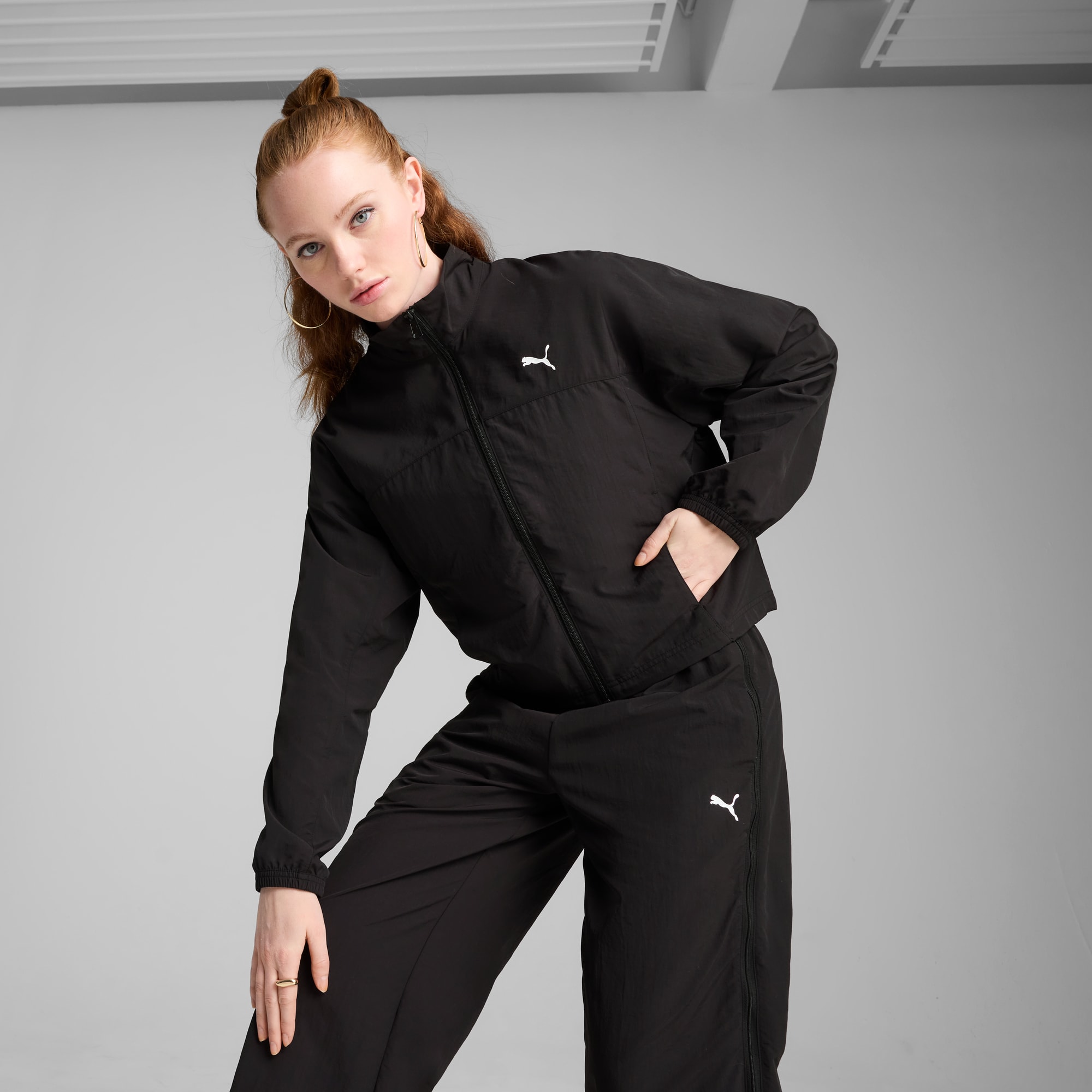 DARE TO Women's Oversized Full-Zip Woven Jacket | PUMA