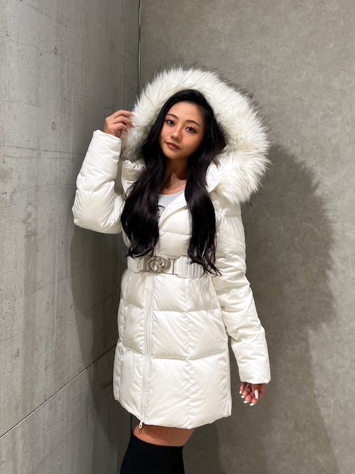 るる 」 GYDA 白 ダウンジャケット GYDA - GYDA ジェイダ ダウン 白