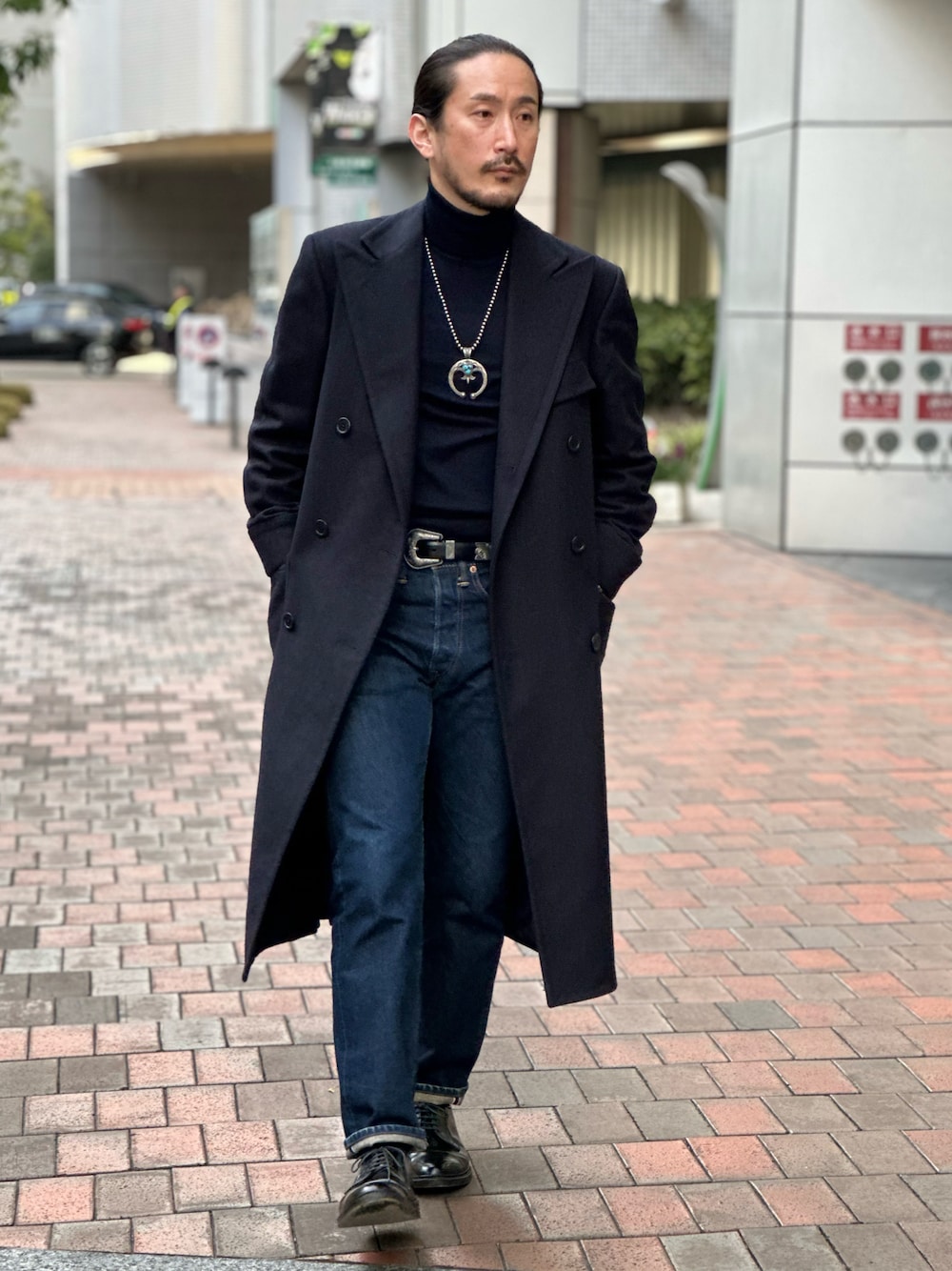 POLO RALPH LAURENのチェスターコートを使ったメンズ人気ファッション