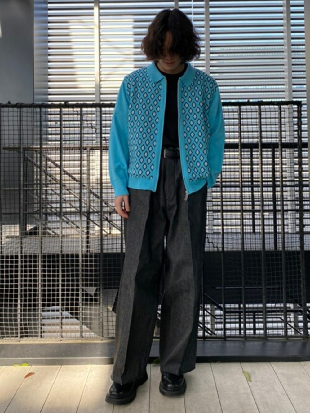 TTT MSW（ティー）の「Diamond knit polo（ニット/セーター）」 - WEAR