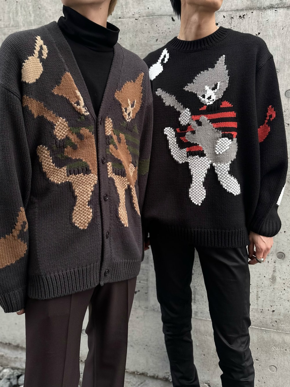 LAD MUSICIAN（ラッドミュージシャン）の「ACRYLIC/WOOL INTARSIA KNIT