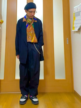 COMME des GARCONS HOMME PLUSのアイテムを使った「サルエルパンツ」の