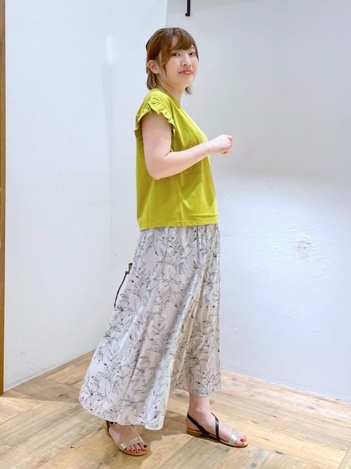セール】サラサラサテンフレアワイドパンツ/255806（その他パンツ