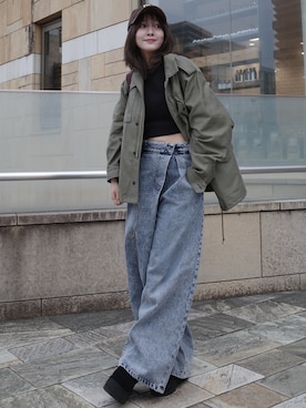 HYKE（ハイク）＞ M-51 BIG FIT フィールドジャケット □□□を使った