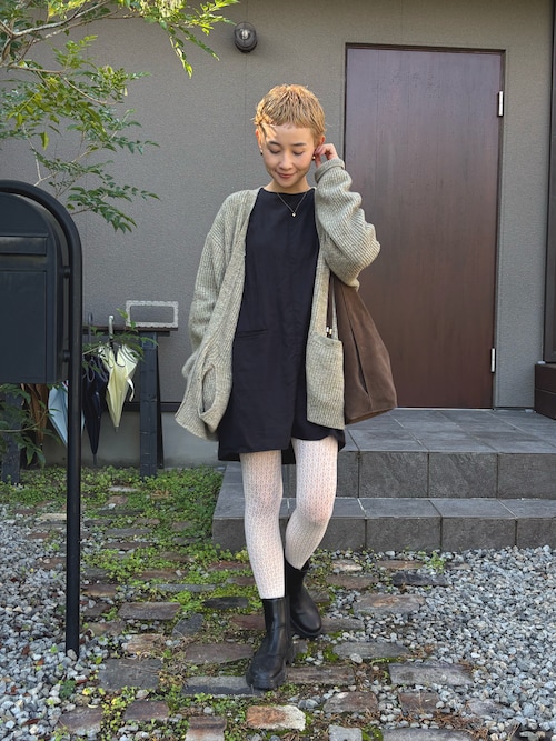 anuke（アンヌーク） ワンピース Cocoon Mini Onepiece : ZOZOTOWN
